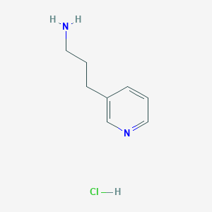 molecular formula C8H13ClN2 B1390786 3-(吡啶-3-基)丙-1-胺盐酸盐 CAS No. 84359-17-1
