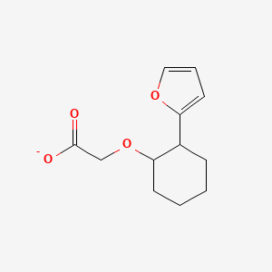 2-[2-(Furan-2-yl)cyclohexyl]oxyacetate