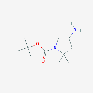 Tert-butyl6-amino-4-azaspiro[2.4]heptane-4-carboxylate