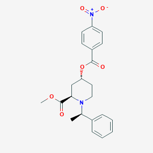 Methyl (2R,4R)-4-[(4-Nitrobenzoyl)oxy]-1-[(R)-1-phenylethyl]piperidine-2-carboxylate