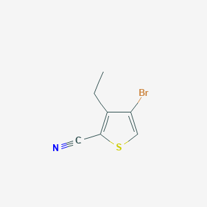 4-Bromo-3-ethylthiophene-2-carbonitrile