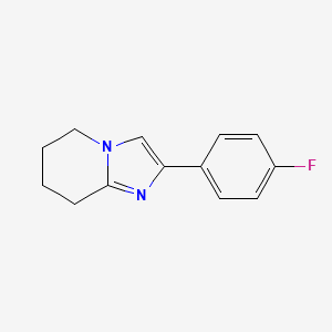 2-(4-Fluorophenyl)-5,6,7,8-tetrahydroimidazo[1,2-a]pyridine