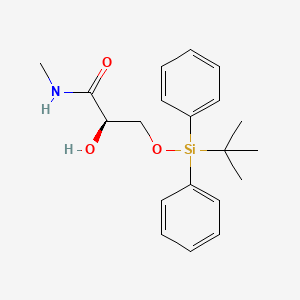 (2R)-3-[tert-butyl(diphenyl)silyl]oxy-2-hydroxy-N-methyl-propanamide