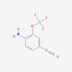 4-Amino-3-(trifluoromethoxy)phenylacetylene