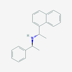 (1S)-N-[(1S)-1-naphthalen-1-ylethyl]-1-phenylethanamine