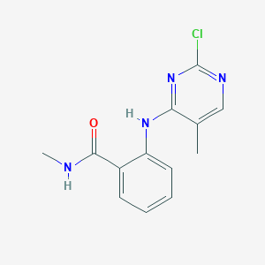 2-(2-Chloro-5-methyl-pyrimidin-4-ylamino)-N-methyl-benzamide