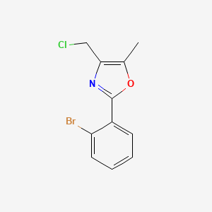 2-(2-Bromophenyl)-4-(chloromethyl)-5-methyloxazole