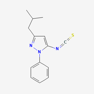 3-Isobutyl-5-isothiocyanato-1-phenyl-1H-pyrazole