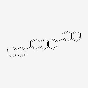 molecular formula C34H22 B13908054 2,6-Di(2-naphthyl)anthracene 