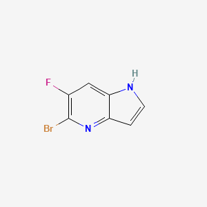 5-bromo-6-fluoro-1H-pyrrolo[3,2-b]pyridine