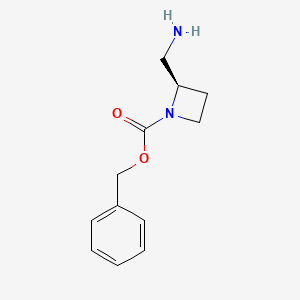 benzyl (2R)-2-(aminomethyl)azetidine-1-carboxylate