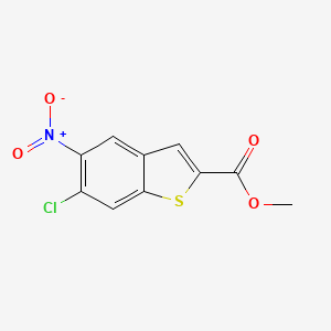 Methyl 6-chloro-5-nitrobenzo[b]thiophene-2-carboxylate