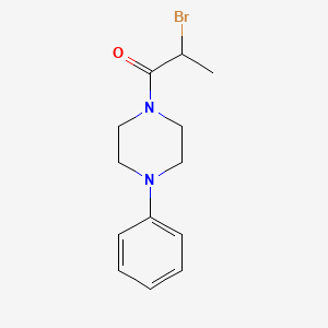 2-Bromo-1-(4-phenylpiperazin-1-yl)propan-1-one