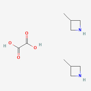 molecular formula C10H20N2O4 B13908190 3-Methylazetidine;hemi(oxalic acid) 