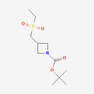 molecular formula C11H21NO4S B13908197 tert-Butyl 3-((ethylsulfonyl)methyl)azetidine-1-carboxylate 