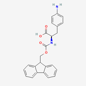 molecular formula C24H22N2O4 B1390820 Fmoc-4-amino-D-phenylalanine CAS No. 324017-21-2