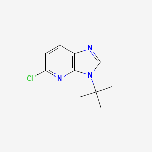 molecular formula C10H12ClN3 B13908236 3-Tert-butyl-5-chloro-3h-imidazo[4,5-b]pyridine 