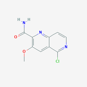 5-Chloro-3-methoxy-1,6-naphthyridine-2-carboxamide