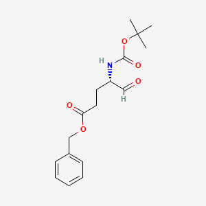 molecular formula C17H23NO5 B13908328 Boc-L-Glu(Bzl)-PAM resin (100-200 mesh) 