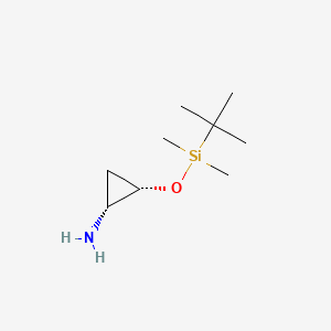 (1R,2S)-2-[tert-butyl(dimethyl)silyl]oxycyclopropan-1-amine