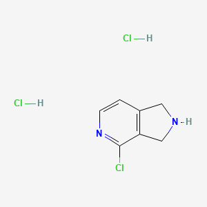 4-chloro-2,3-dihydro-1H-pyrrolo[3,4-c]pyridine;dihydrochloride