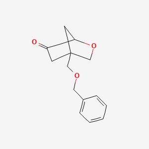 4-(Benzyloxymethyl)-2-oxabicyclo[2.2.1]heptan-6-one