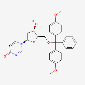 1-[(2R,4S,5R)-5-[[bis(4-methoxyphenyl)-phenylmethoxy]methyl]-4-hydroxyoxolan-2-yl]pyrimidin-4-one