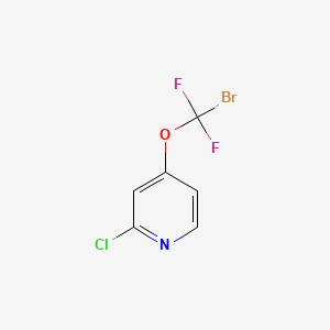 4-[Bromo(difluoro)methoxy]-2-chloro-pyridine