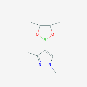 molecular formula C11H19BN2O2 B1390842 1,3-dimethyl-4-(4,4,5,5-tetramethyl-1,3,2-dioxaborolan-2-yl)-1H-pyrazole CAS No. 1046832-21-6