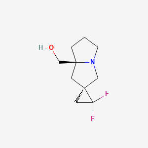 [(6R,8S)-1',1'-difluorospiro[2,3,5,7-tetrahydro-1H-pyrrolizine-6,2'-cyclopropane]-8-yl]methanol