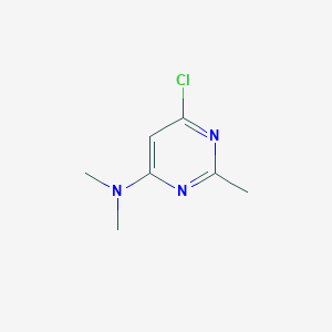 molecular formula C7H10ClN3 B1390844 6-chloro-N,N,2-trimethylpyrimidin-4-amine CAS No. 58514-89-9