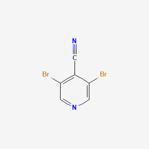 molecular formula C6H2Br2N2 B1390848 3,5-Dibromoisonicotinonitrile CAS No. 870244-34-1
