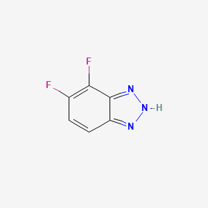 molecular formula C6H3F2N3 B13908489 Difluorobenzotriazole 