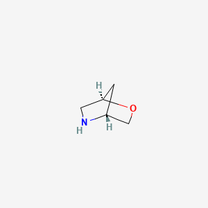 molecular formula C5H9NO B1390849 (1R,4R)-2-氧杂-5-氮杂双环[2.2.1]庚烷 CAS No. 661470-56-0