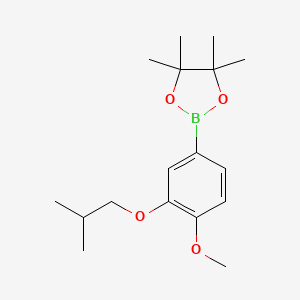 2-(3-Isobutoxy-4-methoxyphenyl)-4,4,5,5-tetramethyl-1,3,2-dioxaborolane