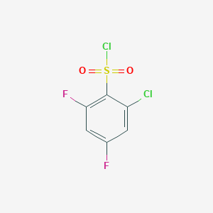 2-Chloro-4,6-difluorobenzenesulfonyl chloride