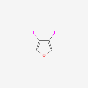 molecular formula C4H2I2O B13908518 3,4-Diiodofuran CAS No. 7040-24-6