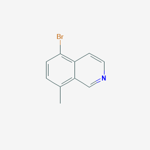 molecular formula C10H8BrN B13908525 5-Bromo-8-methylisoquinoline 