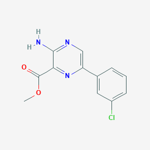 Methyl 3-amino-6-(3-chlorophenyl)-2-pyrazinecarboxylate