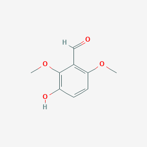 molecular formula C9H10O4 B13908550 3-Hydroxy-2,6-dimethoxybenzaldehyde 