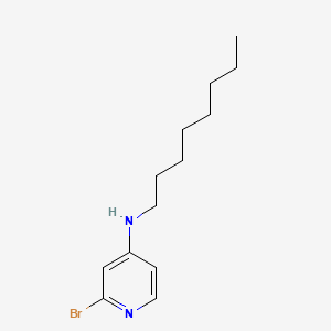 molecular formula C13H21BrN2 B13908552 2-bromo-N-octylpyridin-4-amine 