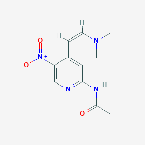 (Z)-N-(4-(2-(Dimethylamino)vinyl)-5-nitropyridin-2-yl)acetamide