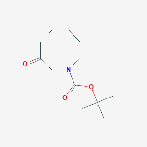 molecular formula C12H21NO3 B13908575 Tert-butyl 3-oxoazocane-1-carboxylate 