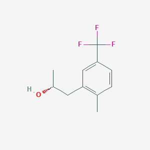 (2R)-1-[2-methyl-5-(trifluoromethyl)phenyl]propan-2-ol