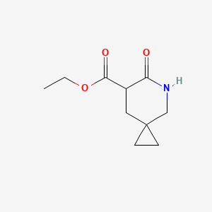 Ethyl 6-oxo-5-azaspiro[2.5]octane-7-carboxylate