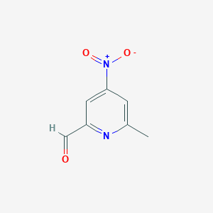 6-Methyl-4-nitropyridine-2-carbaldehyde