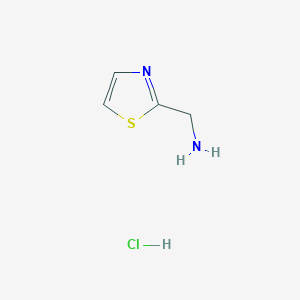 molecular formula C4H7ClN2S B1390869 噻唑-2-基甲胺盐酸盐 CAS No. 850852-85-6