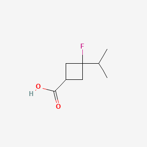 3-Fluoro-3-isopropyl-cyclobutanecarboxylic acid