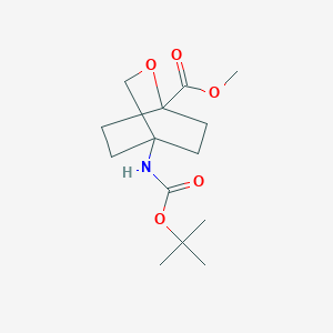 Methyl 4-(tert-butoxycarbonylamino)-2-oxabicyclo[2.2.2]octane-1-carboxylate