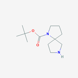 molecular formula C12H22N2O2 B1390881 Tert-butyl 1,7-diazaspiro[4.4]nonane-1-carboxylate CAS No. 885268-47-3